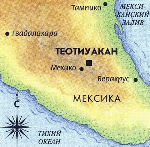 Мексика где находятся пирамиды