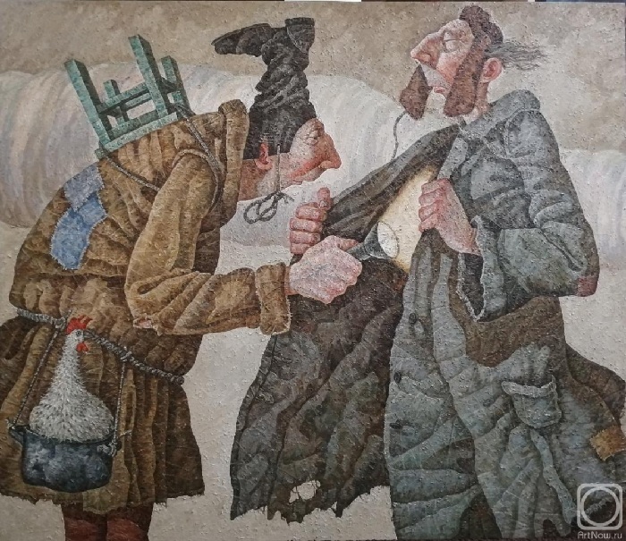 Чужая душа - потемки. Живопись от Меренкова Сергея. Неподражаемый почерк художника-философа Сергея Меренкова
