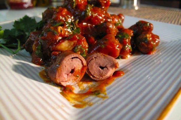 Куриные сердечки в соусе рецепты Куриные сердечки в соусе рецепты