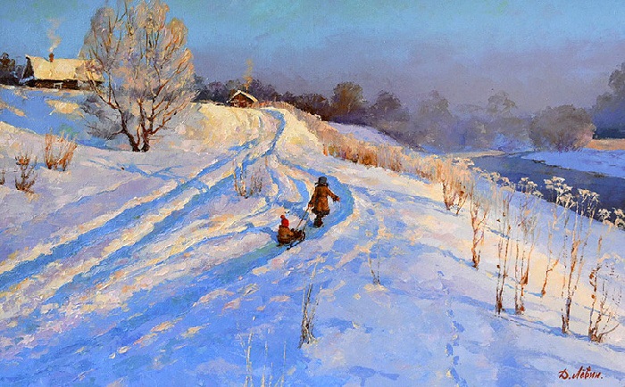 «Пришла красавица зима». Автор: Дмитрий Левин.