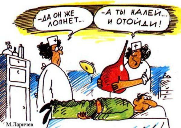 Подборка карикатур на тему специфического медицинского юмора