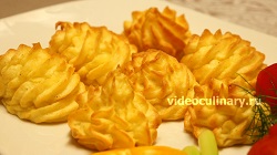 пошаговый фото-рецепт и видео рецепт Герцогский картофель