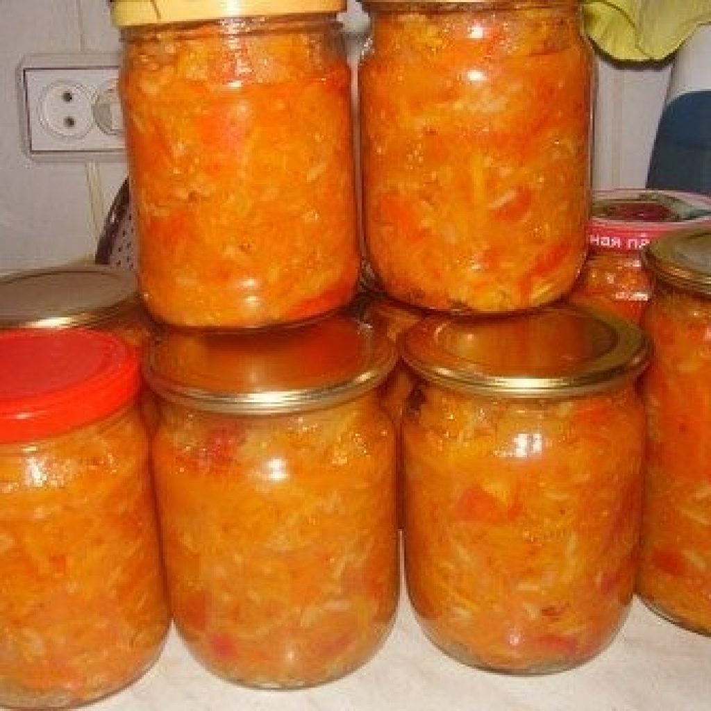 Салат с рисом “”Сытая зима””