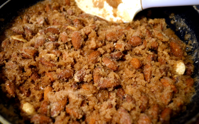 Жареный миндаль как на немецкой ярмарке рецепт, еда, немецкая еда, вкусняшки, миндаль, сахар, длиннопост