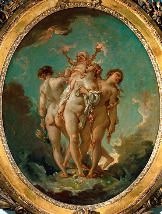 Франсуа Буше. Три грации, 1765 Франсуа Буше. Три грации, 1765