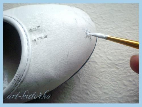 Обновляем потертые балетки