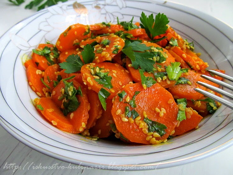 Марокканский морковный салат (Moroccan carrot salad)