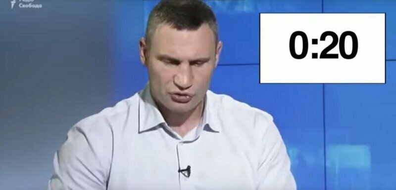 На двадцатой секунде Кличко осилил название! Никогда такого не было и вот опять: Кличко вновь подвел язык на телевидении
(2 фото + 1 видео)