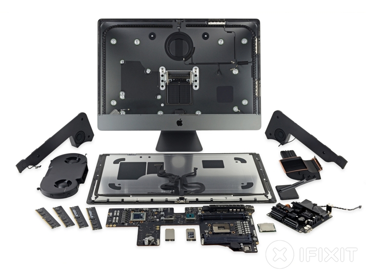 Моноблок Apple iMac Pro нового поколения разобран «на винтики» Моноблок Apple iMac Pro нового поколения разобран «на винтики»