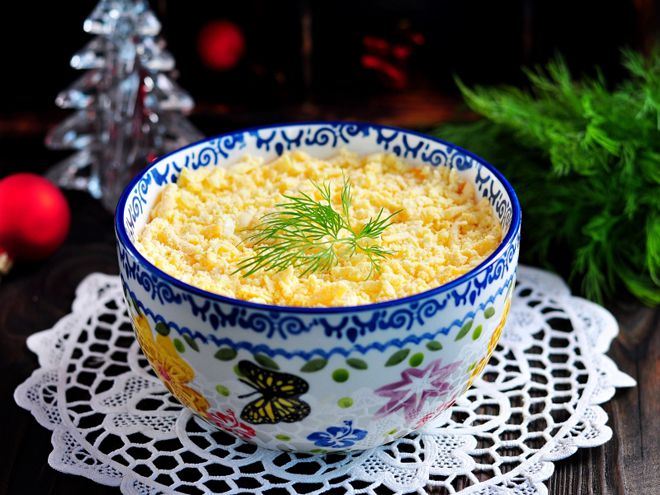 салат мимоза