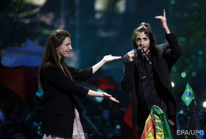 Представитель Португалии победил на "Евровидении" впервые за время проведения конкурса. Фото: EPA