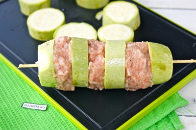 Кабачки с фаршем Кабачки с фаршем