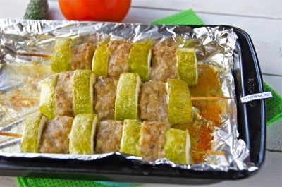 Кабачки с фаршем Кабачки с фаршем