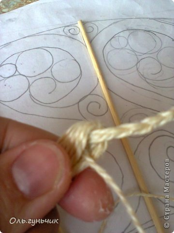 Мастер-класс Поделка изделие Моделирование конструирование Филигранный веер МК Проволока Шпагат фото 9