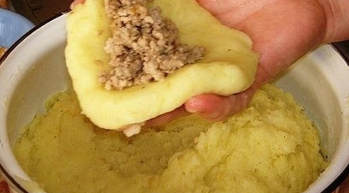 Мамины картофельные зразы . Мамины картофельные зразы .