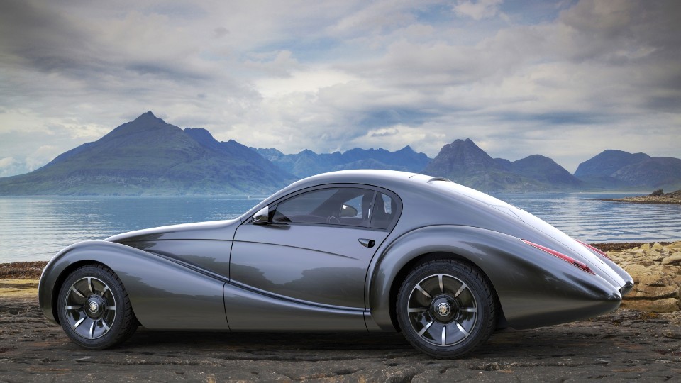 Дизайн двухдверки Black Cuillin выполнили в стиле Alfa Romeo 1930-х