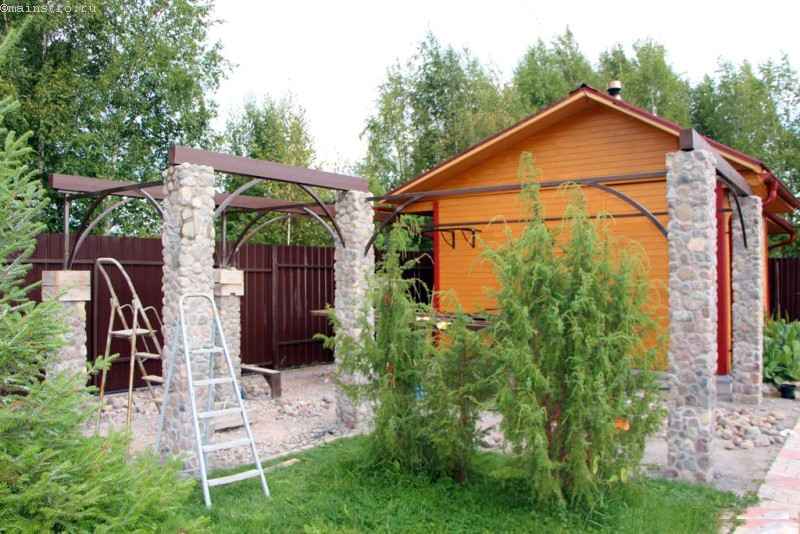 Беседка из камня Беседка из камня