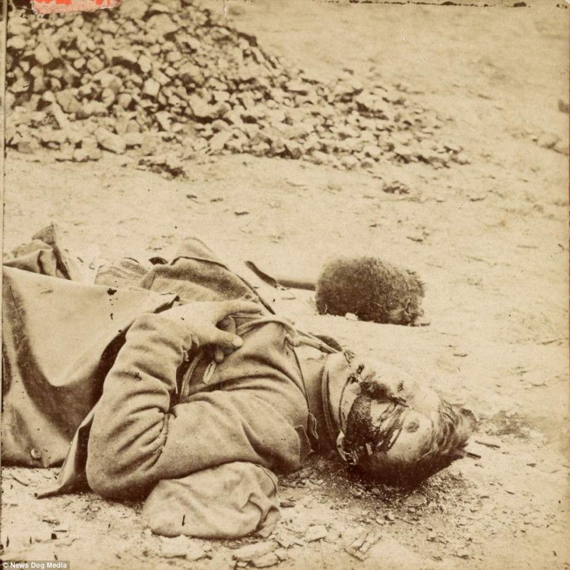 Ужасающие фотографии жертв самой кровопролитной войны в истории США Ужасные фотографии