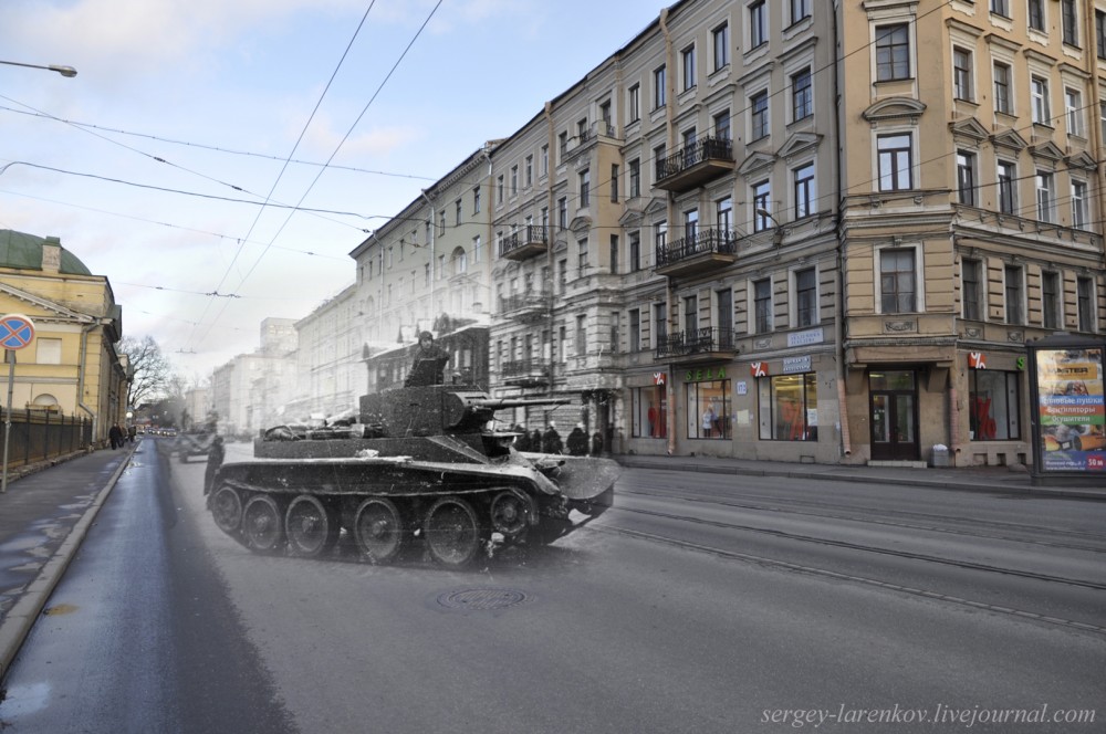 279. Ленинград 1942-2013. Танк на улSL 279. Ленинград 1942-2013. Танк на улSL