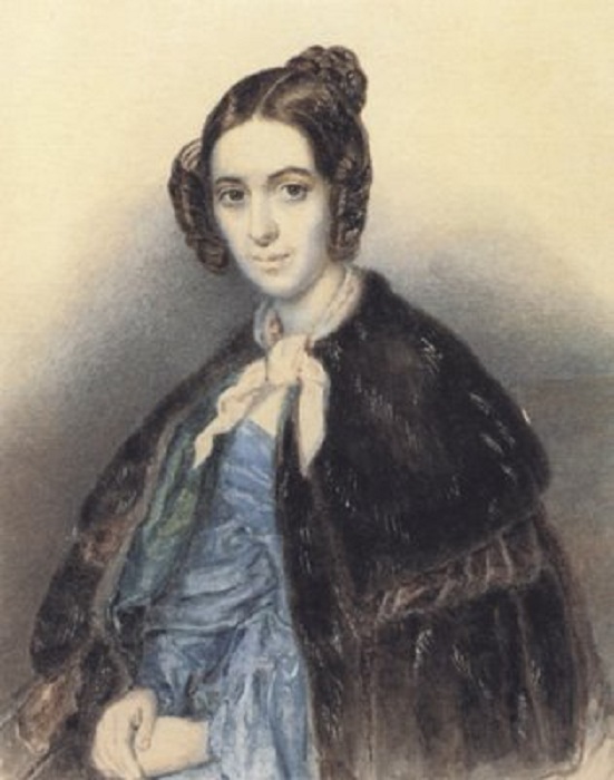 Варвара Репнина-Волконская.(1845). Автор: Т.Шевченко. Варвара Репнина-Волконская.(1845). Автор: Т.Шевченко.