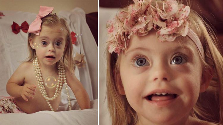 2-летняя девочка с синдромом Дауна стала моделью благодаря своей улыбке 2-летняя девочка с синдромом Дауна стала моделью благодаря своей улыбке