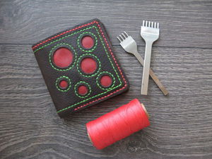 Изготавливаем кожаный кошелек | Ярмарка Мастеров - ручная работа, handmade Изготавливаем кожаный кошелек | Ярмарка Мастеров - ручная работа, handmade