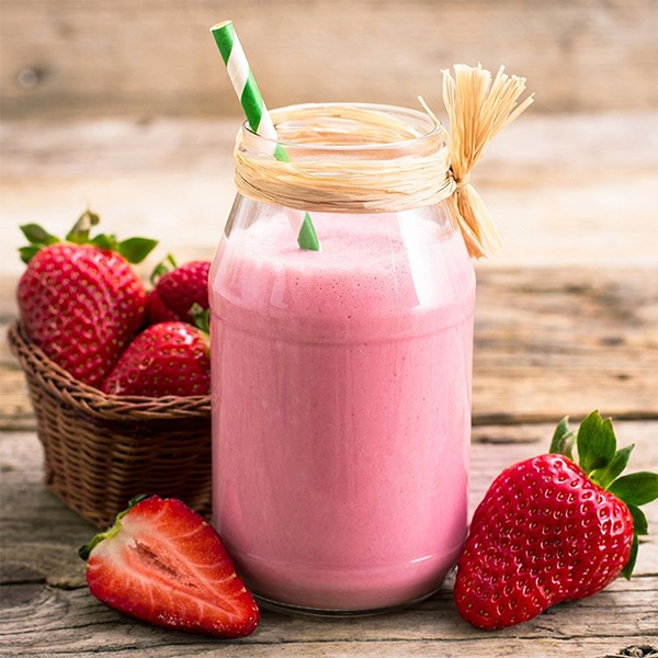 Смузи «Клубника со сливками»