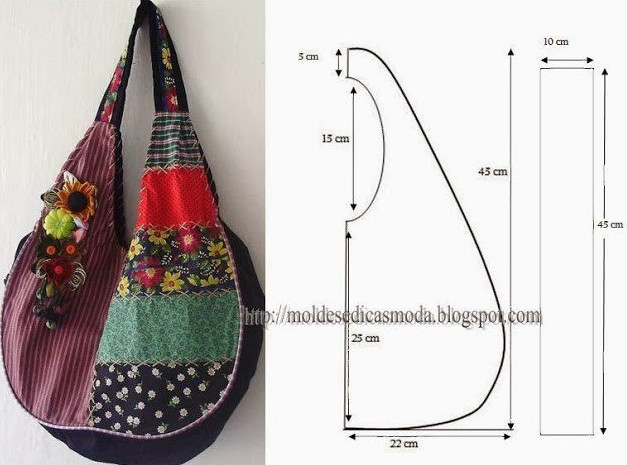 Когда я увидела, какую сумку сшила моя подруга, потеряла дар речи. Все выкройки здесь!