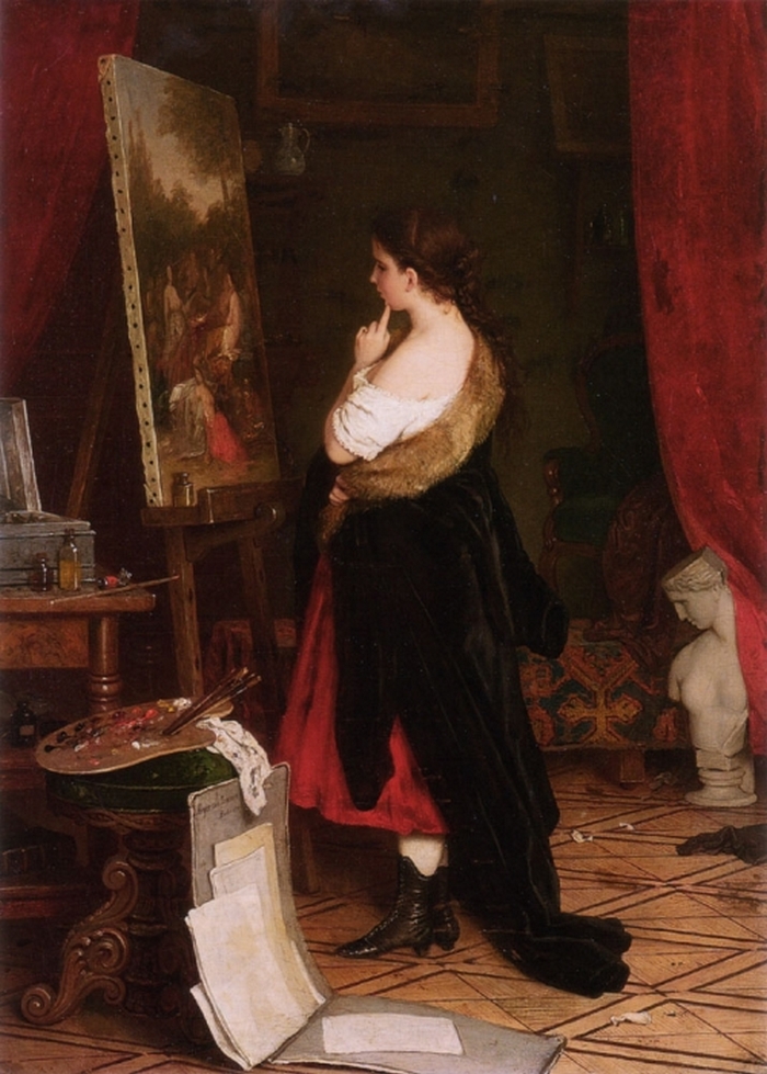 Художник Johann Georg Meyer von Bremen (1813-1886)