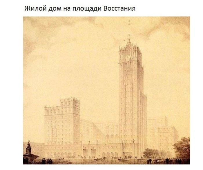 Нереализованные проекты советской Москвы (15 фото)