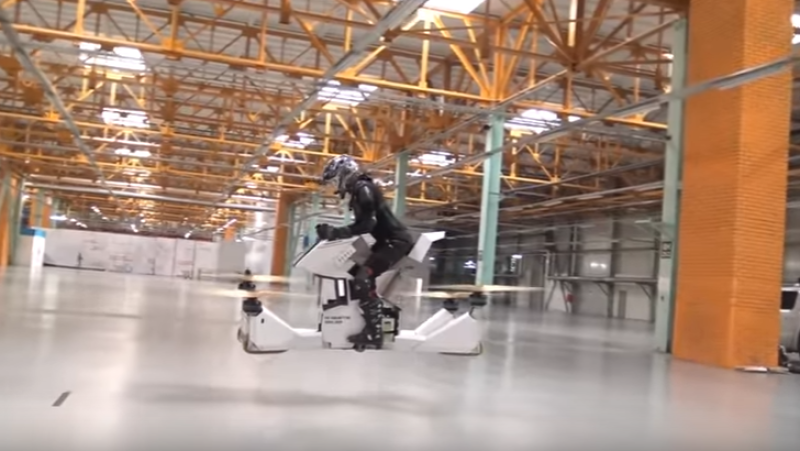 Российские изобретатели представили летающий ховербайк Scorpion 3