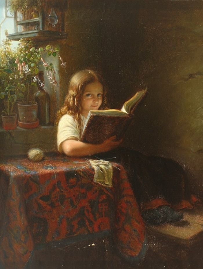 Художник Johann Georg Meyer von Bremen (1813-1886)