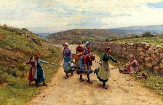 Художник Cesar Pattein (1850 – 1931). Счастливая сельская жизнь