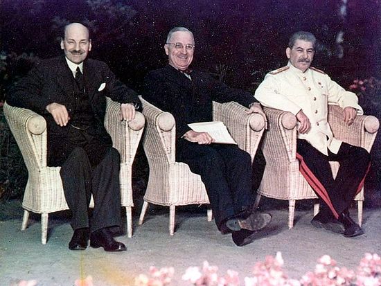 Большая Тройка. Потсдамская конференция.