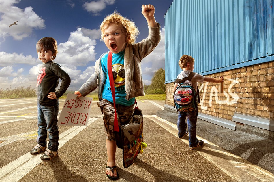 childhood09 Детство в кадре: папа фотографирует сына