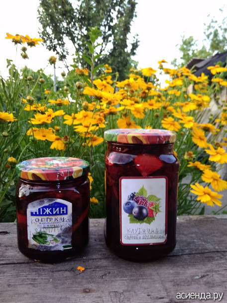 Клубничное варенье с апельсином и мятой
