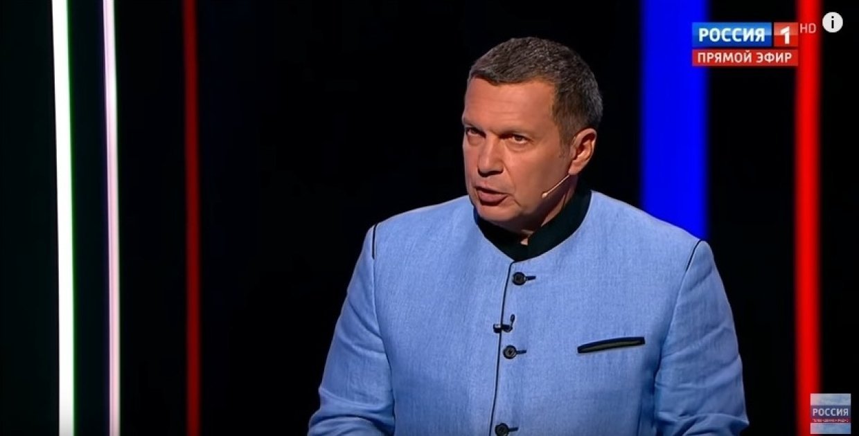 «С какой пьяной радости?»: Соловьев объяснил американцу, почему РФ не будет слушаться США «С какой пьяной радости?»: Соловьев объяснил американцу, почему РФ не будет слушаться США