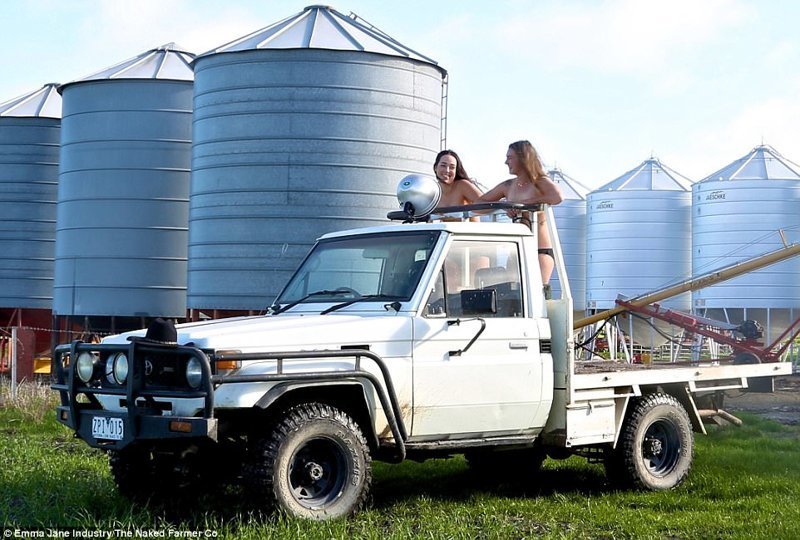 Движение "Голый фермер" набирает обороты австралия, веселые девчонки, голые, голый, календарь, сельское хозяйство, фермер, фермеры