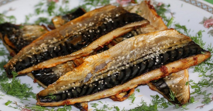 скумбрия с овощами