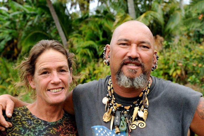 остров, океан, люди