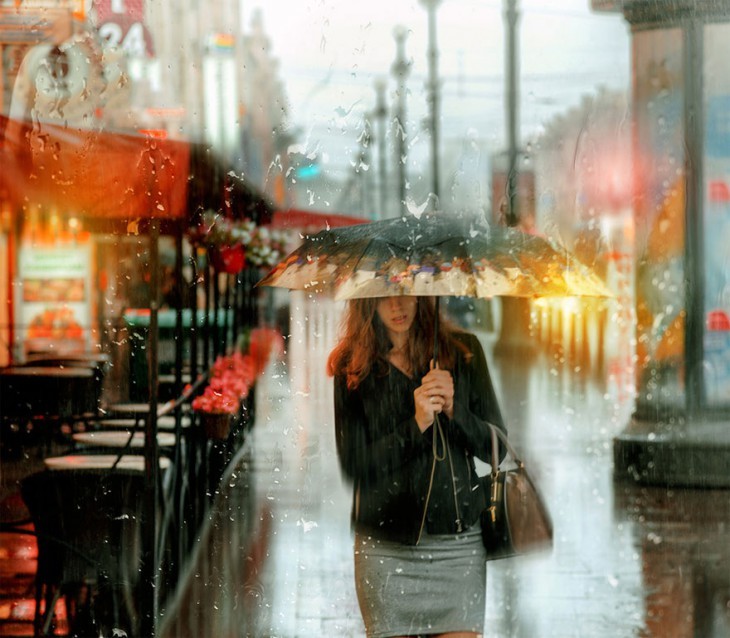 Эдуард Гордеев уличный фотограф как художник, что рисует дождь