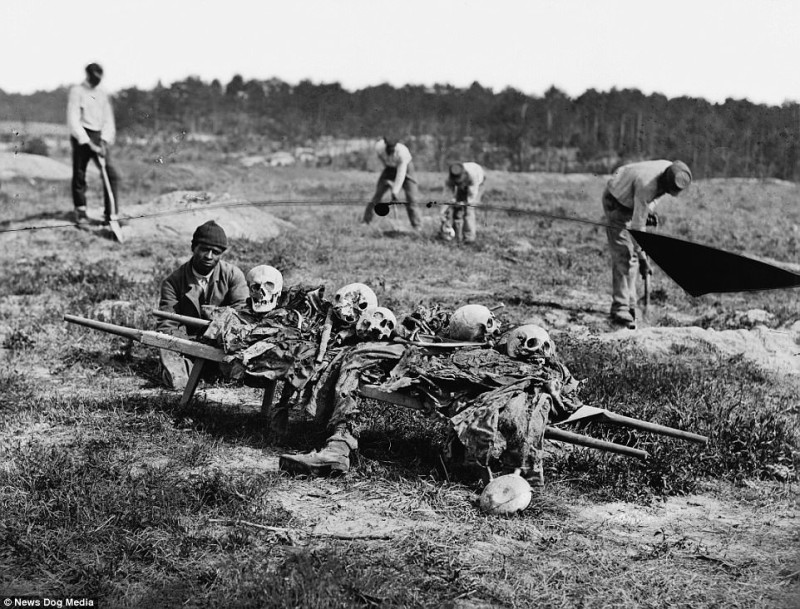 Ужасающие фотографии жертв самой кровопролитной войны в истории США Ужасные фотографии