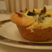 Маффины со шпинатом