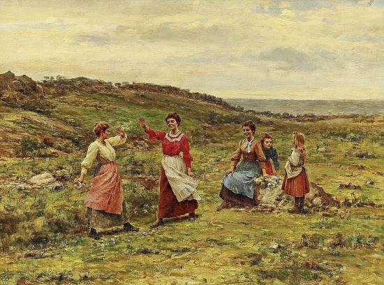 Художник Cesar Pattein (1850 – 1931). Счастливая сельская жизнь