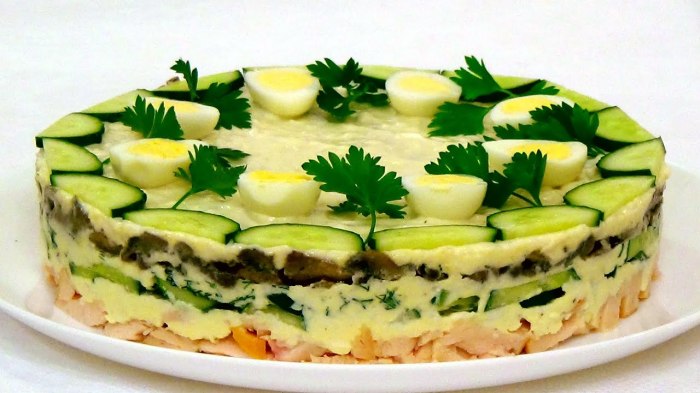 Пасхальный салат Курочка Ряба. \ Фото: google.ru. Пасхальный салат Курочка Ряба. \ Фото: google.ru.