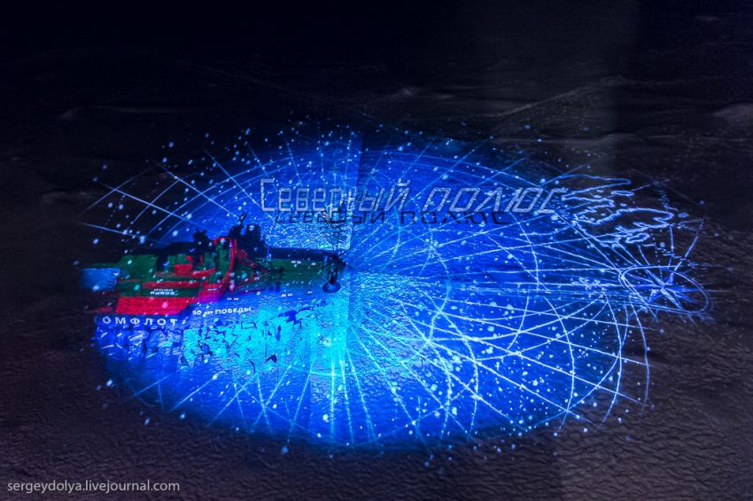 Олимпиада, огонь, факел, Северный Полюс