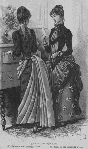 Последний крик моды. Наряды из Парижа. 1885 г. Часть 2-2