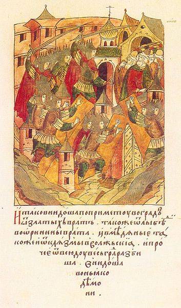 Как войска Батыя штурмовали Владимир Как войска Батыя штурмовали Владимир