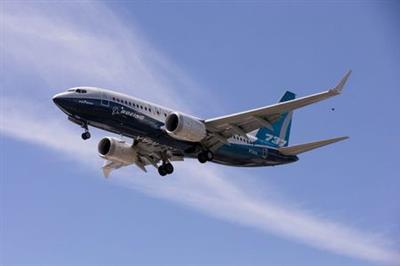 A Boeing 737 MAX airplane lands after a test flight at Boeing Field in Seattle, Washington, U.S. June 29, 2020. REUTERS/Karen Ducey TPX IMAGES OF THE DAY