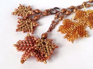 Плетем кленовые листья из бисера и бусин | Ярмарка Мастеров - ручная работа, handmade Плетем кленовые листья из бисера и бусин | Ярмарка Мастеров - ручная работа, handmade